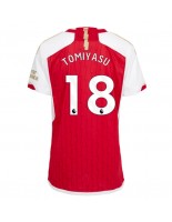 Arsenal Takehiro Tomiyasu #18 Domácí Dres pro Dámské 2023-24 Krátký Rukáv